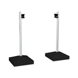 18065 - Animal Accessories - Jump Wing Keyhole Square Base & Cup 1pr - Black - 1 - Austral Ag