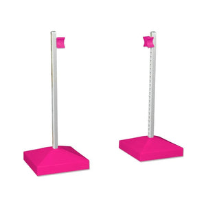 18071 - Animal Accessories - Jump Wing Keyhole Square Base & Cup 1pr - Pink - 1 - Austral Ag