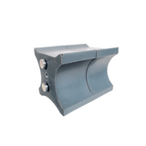 18079 - Animal Accessories - Keyhole Jump Cup 1pr - Grey - 1 - Austral Ag