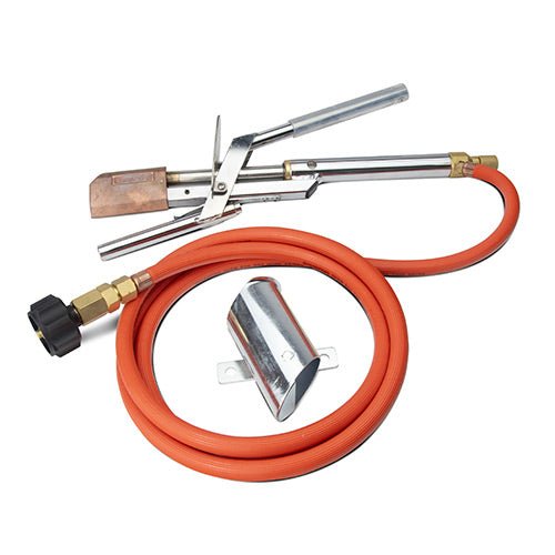 Lamb Detailer Docking Iron - High Wind with Heat Shield - Complete Unit - Livestock - Austral Ag