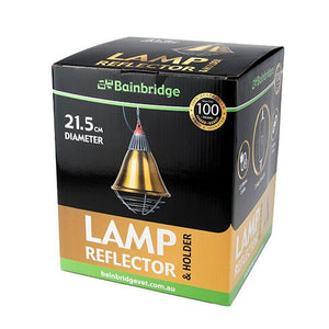 15454 - Animal Accessories - Lamp Reflector & Holder - 21.5cm - Austral Ag