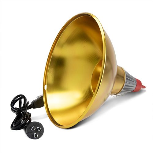 15454 - Animal Accessories - Lamp Reflector & Holder - 21.5cm - Austral Ag