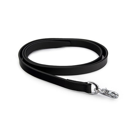 13074 - Animal Accessories - Leather Cattle Show Lead - Black - Austral Ag