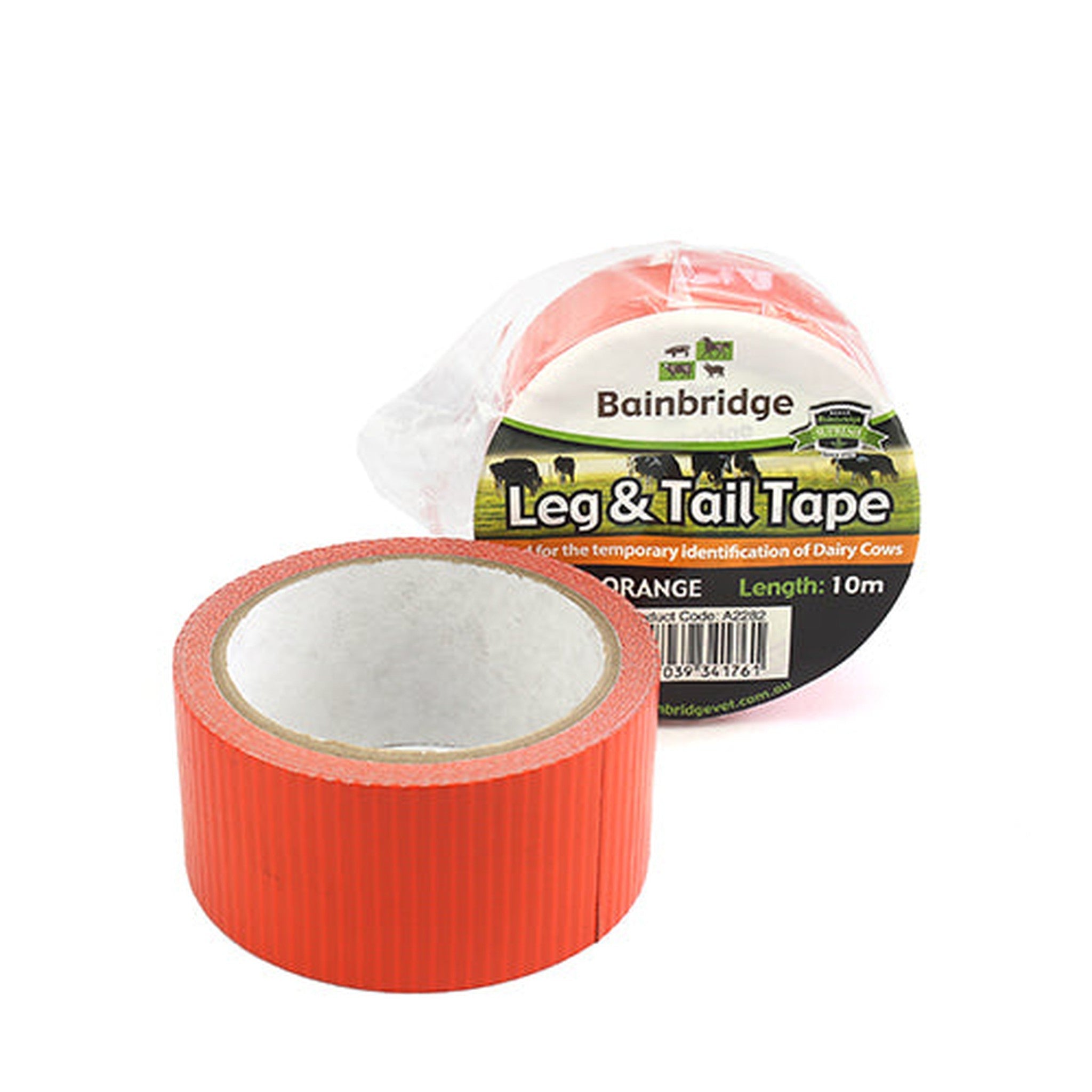 12795 - Livestock - Leg & Tail Tape - 10m - Orange - Austral Ag