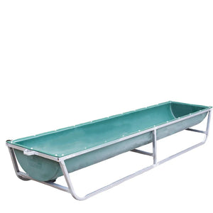 16127 - Livestock - Longline Feed Trough - 190L - Green - Austral Ag