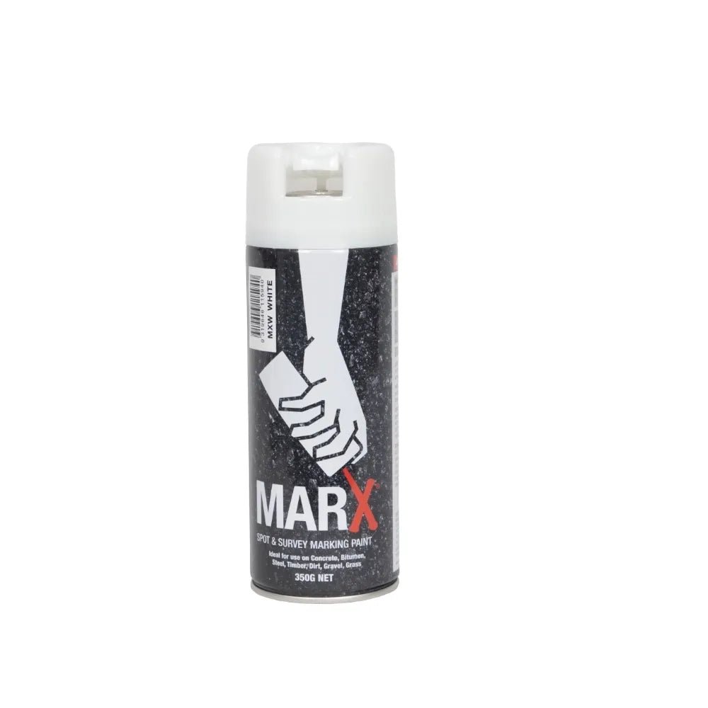 18421 - Hardware - Marx Spot and Survey Spray Paint - White - Austral Ag