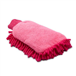 15368 - Hardware - Microfibre Grooming Mitt - Pink - Austral Ag