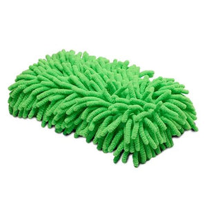 15374 - Hardware - Microfibre Sponge With Fingers - Lime - Austral Ag
