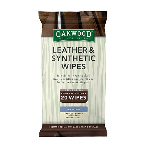 Oakwood Leather & Synthetic Wipes x 20 - Hardware - Austral Ag