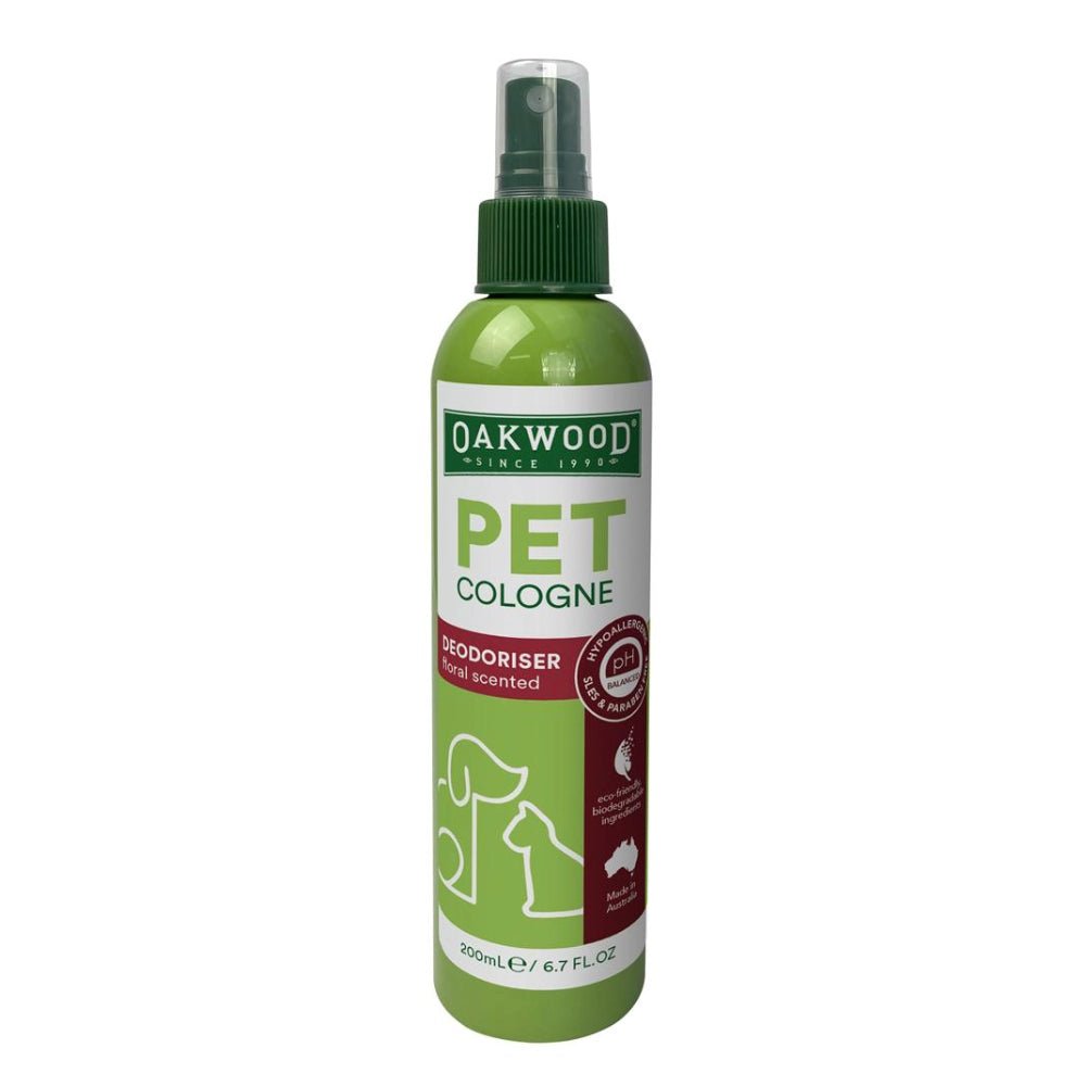 14355 - Animal Accessories - Oakwood Pet Odour Eliminator Cologne Spray 200ml - Austral Ag