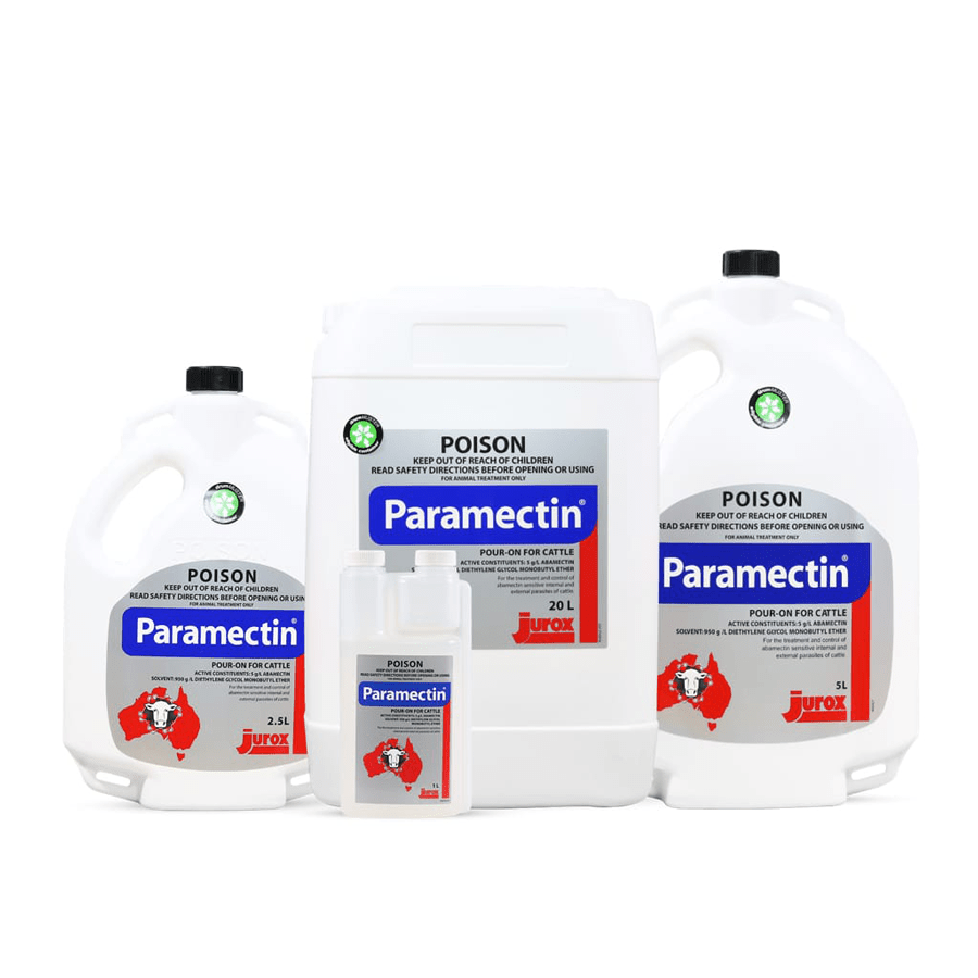 15184 - Animal Health - Paramectin Pour On Bottle - 1L - Austral Ag