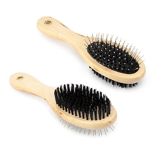 Pet Double Oval Brush - Animal Accessories - Austral Ag