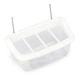 14696 - Animal Accessories - Plastic Bird Feeder with Dividers - 9cm - Austral Ag