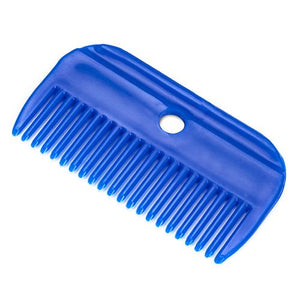 13236 - Animal Accessories - Plastic Mane Comb - Blue - 9.5cm - Austral Ag