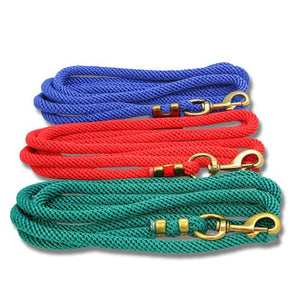 13114 - Animal Accessories - Poly Lead Rope - Red - 3/4" - Austral Ag