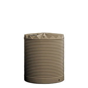 17458 - Tanks - Poly Rainwater Tank 5,000L - Autumn Brown - Austral Ag