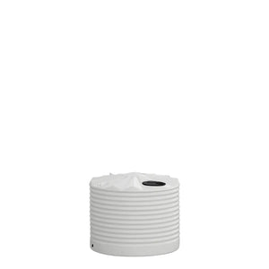 17300 - Tanks - Poly Rainwater Tank Low Profile 1,100L - Tank White - Austral Ag