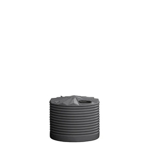 17284 - Tanks - Poly Rainwater Tank Low Profile 1,100L - Dark Grey - Austral Ag