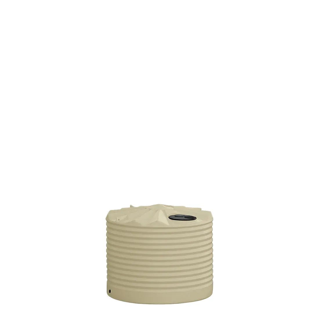 17298 - Tanks - Poly Rainwater Tank Low Profile 1,100L - Smooth Cream - Austral Ag