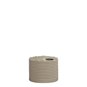 17281 - Tanks - Poly Rainwater Tank Low Profile 1,100L - Beige - Austral Ag