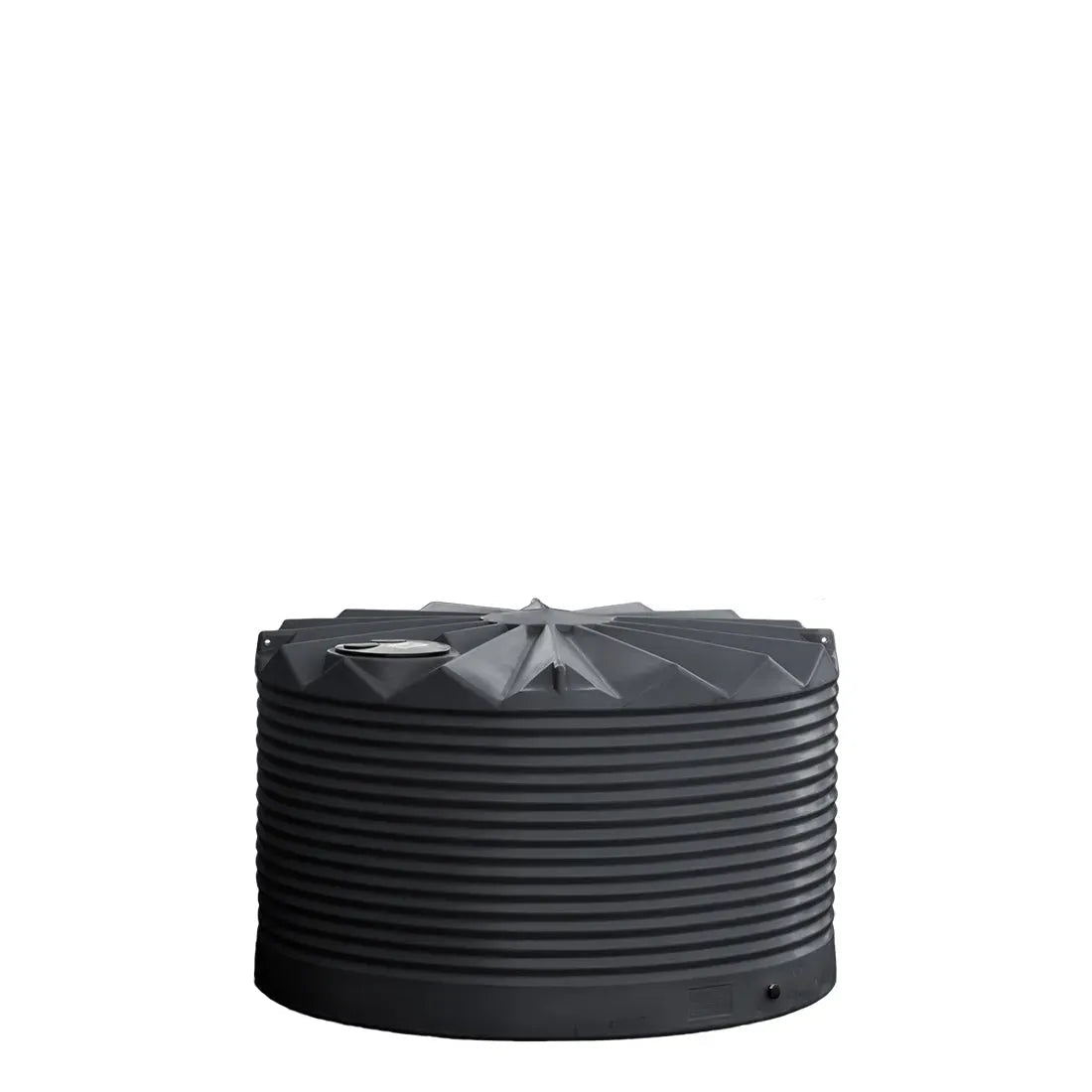 17398 - Tanks - Poly Rainwater Tank Low Profile 4,000L - Metal Grey - Austral Ag