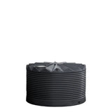 17398 - Tanks - Poly Rainwater Tank Low Profile 4,000L - Metal Grey - Austral Ag