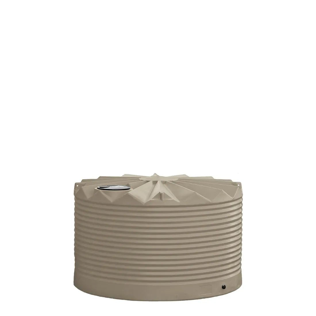 17388 - Tanks - Poly Rainwater Tank Low Profile 4,000L - Beige - Austral Ag