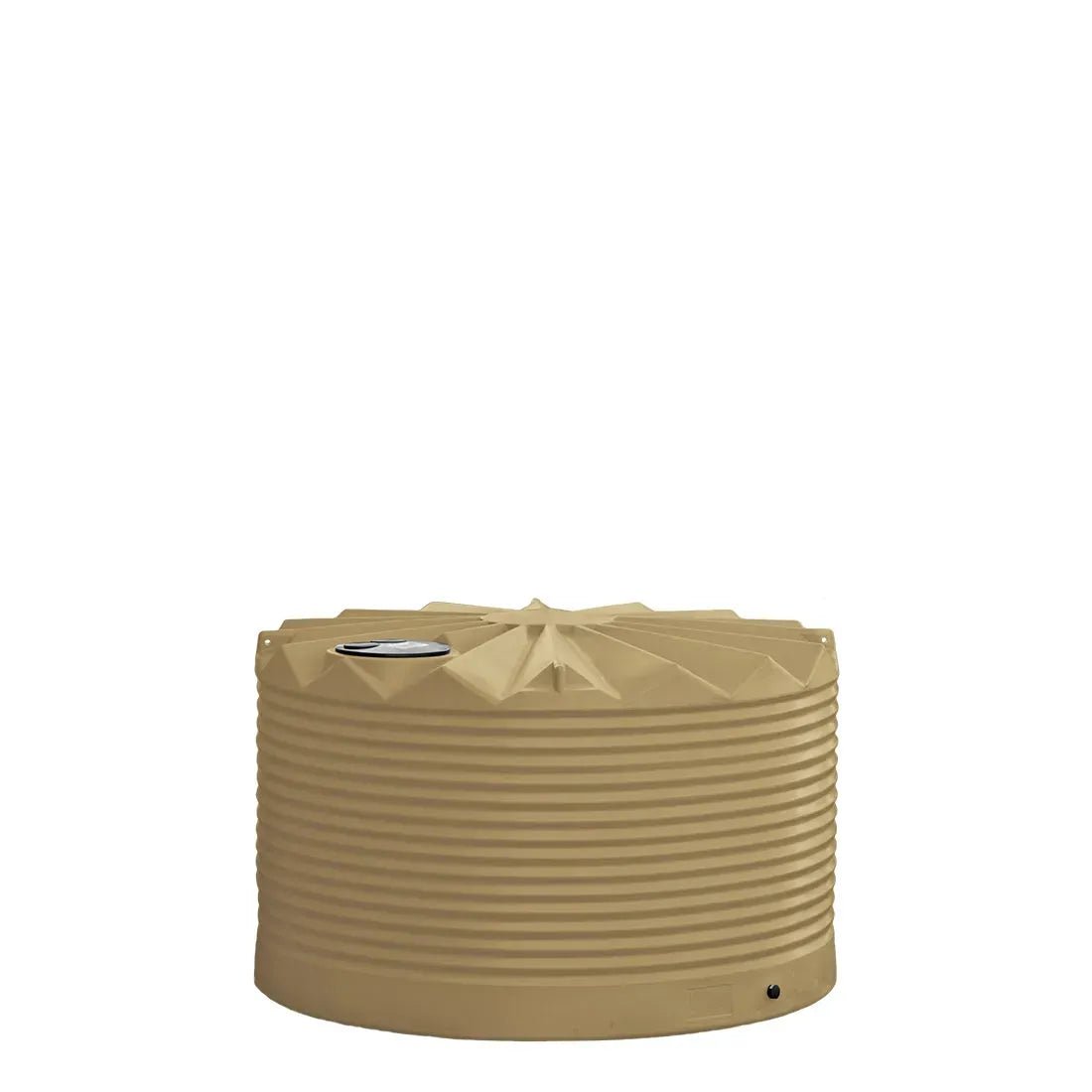 17409 - Tanks - Poly Rainwater Tank Low Profile 4,000L - Wheat - Austral Ag