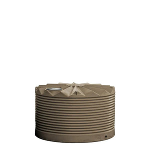 17386 - Tanks - Poly Rainwater Tank Low Profile 4,000L - Autumn Brown - Austral Ag