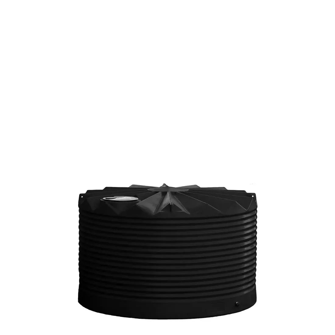 17390 - Tanks - Poly Rainwater Tank Low Profile 4,000L - Black - Austral Ag