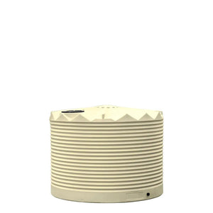 17490 - Tanks - Poly Rainwater Tank Low Profile 5,000L - Smooth Cream - Austral Ag