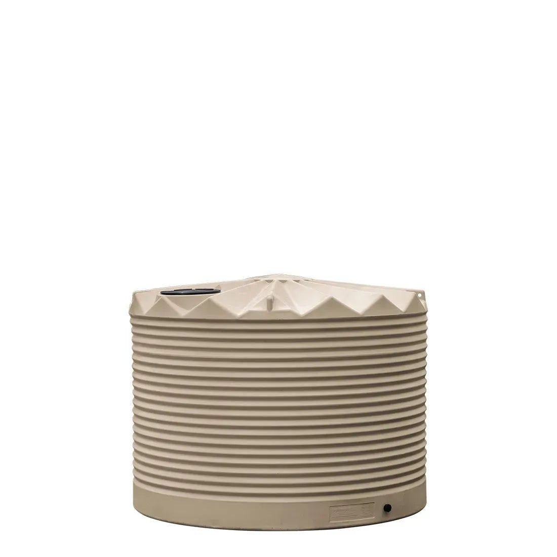 17473 - Tanks - Poly Rainwater Tank Low Profile 5,000L - Beige - Austral Ag