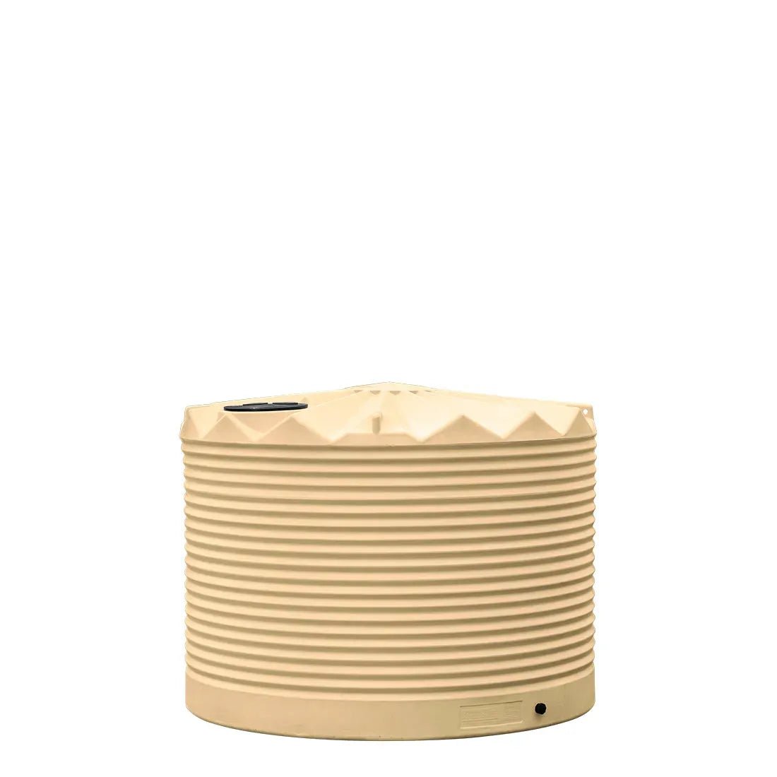 17494 - Tanks - Poly Rainwater Tank Low Profile 5,000L - Wheat - Austral Ag