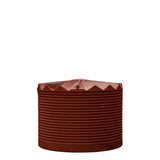 17482 - Tanks - Poly Rainwater Tank Low Profile 5,000L - Heritage Red - Austral Ag