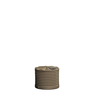 17183 - Tanks - Poly Rainwater Tank Low Profile 550L - Autumn Brown - Austral Ag