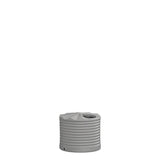 17192 - Tanks - Poly Rainwater Tank Low Profile 550L - Gull Grey - Austral Ag