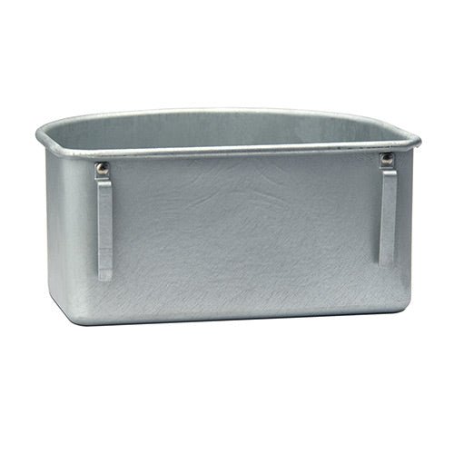18598 - Animal Accessories - Poultry D Feeder Galvanised Steel with Hooks - 15.5cm - Austral Ag