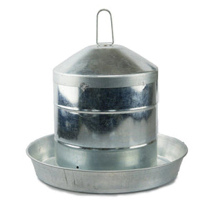 18298 - Animal Accessories - Poultry Drinker Stainless Steel - 9L - Austral Ag
