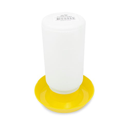 14441 - Animal Accessories - Poultry Drinker Straight - Yellow - 1L - Austral Ag