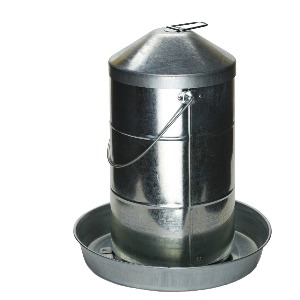 18300 - Animal Accessories - Poultry Feeder Stainless Steel - 15kg - Austral Ag