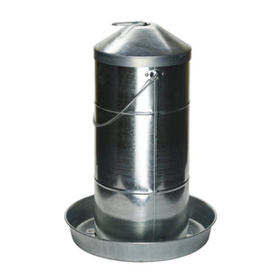 18301 - Animal Accessories - Poultry Feeder Stainless Steel - 20kg - Austral Ag