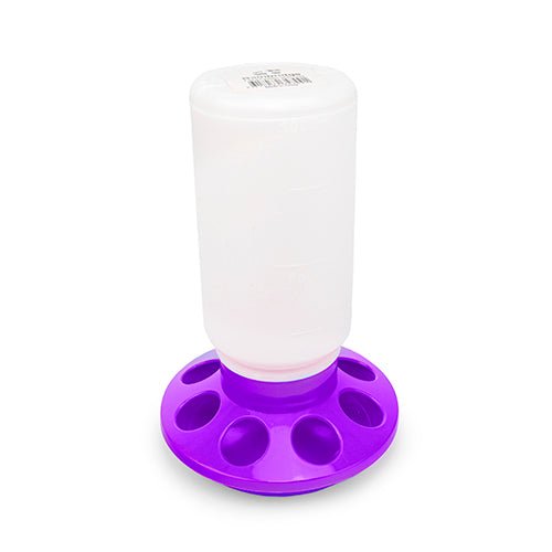14542 - Animal Accessories - Poultry Feeder Straight - Purple - 1kg - Austral Ag