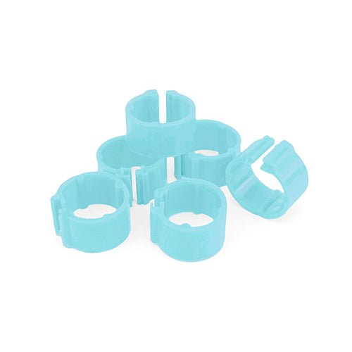 14606 - Livestock - Poultry Leg Rings 24 Pk - 15mm - Blue - Austral Ag