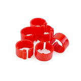 14598 - Livestock - Poultry Leg Rings 24 Pk - 8mm - Red - Austral Ag