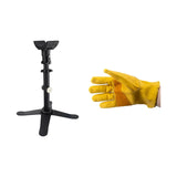 Hoof Farrier Stand & Premium Leather Gloves Package