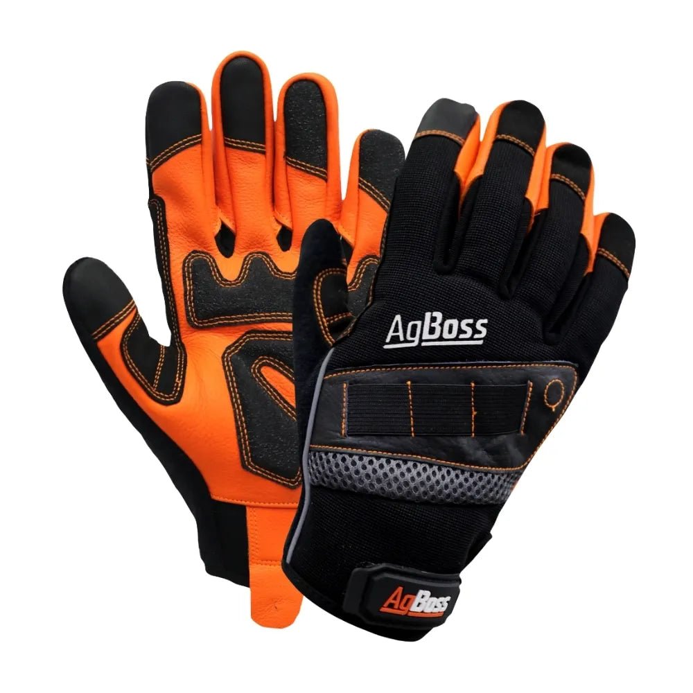 18336 - Hardware - Premium Leather Work Gloves - Small - Austral Ag