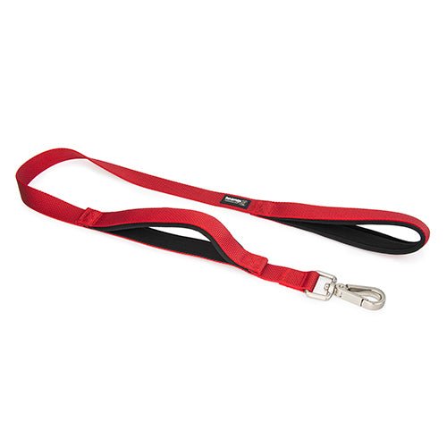 14092 - Animal Accessories - Premium Sport Dog Lead with Safety Handle - Red - 1.5cm x 120cm - Austral Ag