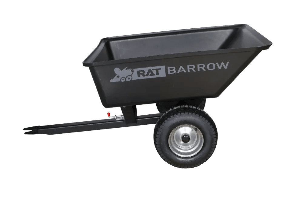 16025 - Hardware - RAT Barrow Tub Trailer Poly - Black - Austral Ag