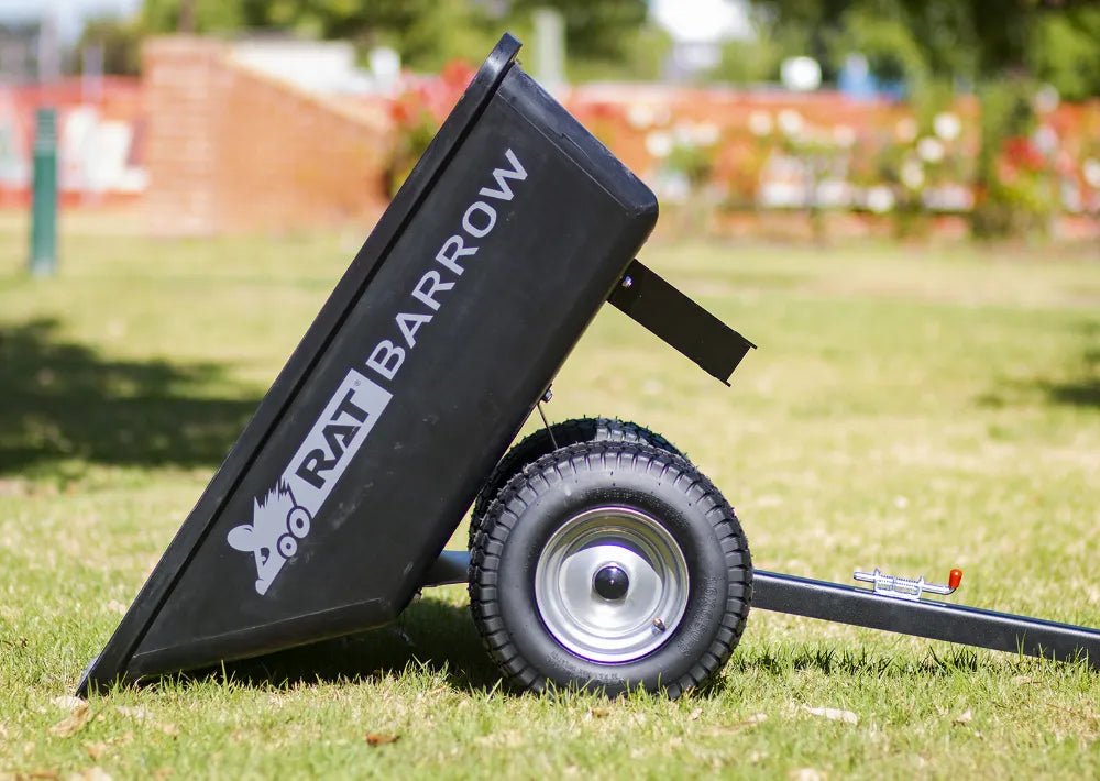 16025 - Hardware - RAT Barrow Tub Trailer Poly - Black - Austral Ag