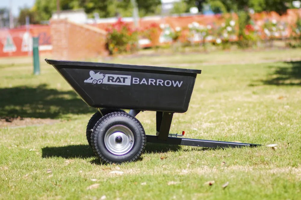 16025 - Hardware - RAT Barrow Tub Trailer Poly - Black - Austral Ag